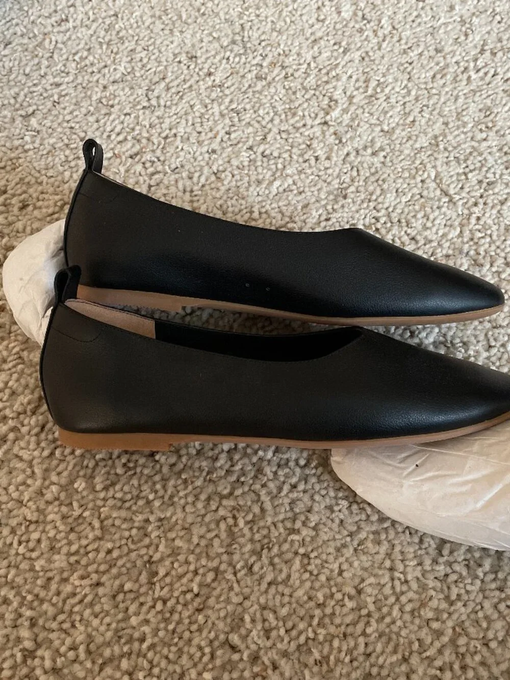 Quince Italian Leather Glove Ballet Flat - Size 7.5 - Black - New! - Picture 7 of 8